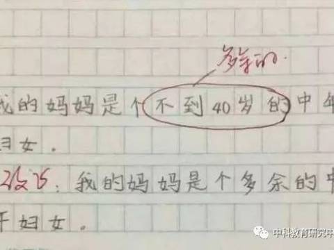 如果说孩子们的诗是来报恩的,那这些作文,哈哈哈......