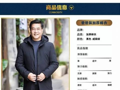 团品:中老年爸爸棉服