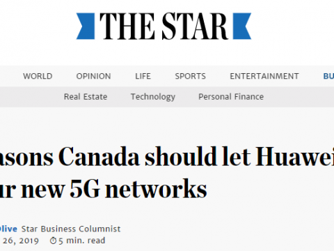 加拿大不能封杀华为5G的五大理由!主流媒体发声了!