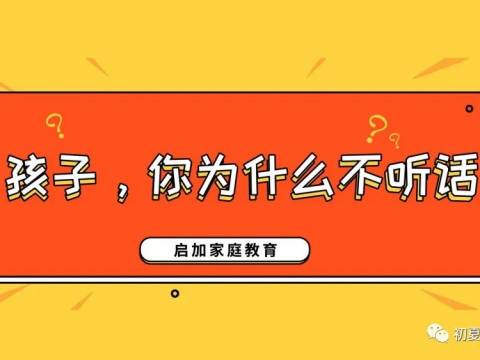 孩子,你为什么不听爸爸妈妈的话呀?