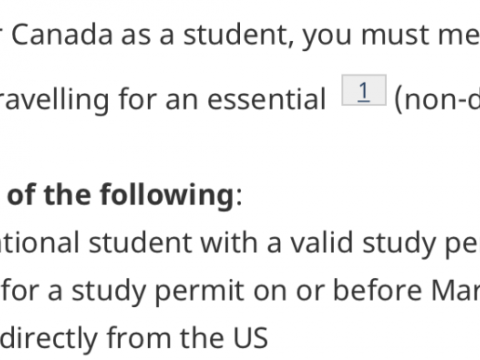加拿大放宽入境政策,留学生及直系亲属可以入境啦!