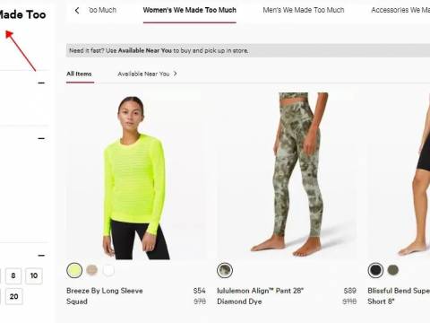 加拿大Lululemon 隐藏福利: 3大打折区域首次公开, 每周折扣上新时间居然是这天?!