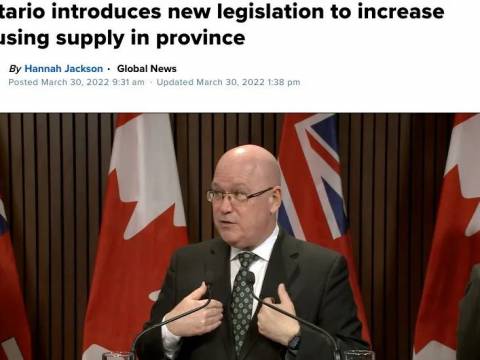 【加拿大房产】安省政府刚刚推出住房法案:解决3大问题,大量增加住房供应